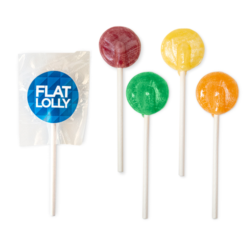 Promotional Label - Flat lollipop